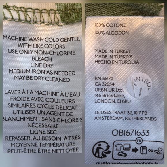 Maeve Anthropologie Bettina Tiered Shirt Dress Pockets Midi sz M Fits 8 10 12 - Picture 12 of 12